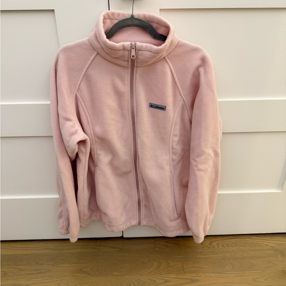 Columbia Soft Pink Fleece Outerwear